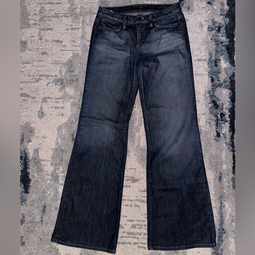 Joe’s Dark Blue Flare Jeans - Picture 3 of 13
